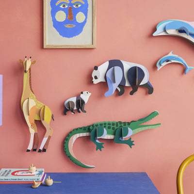 Panda Family Wall Art