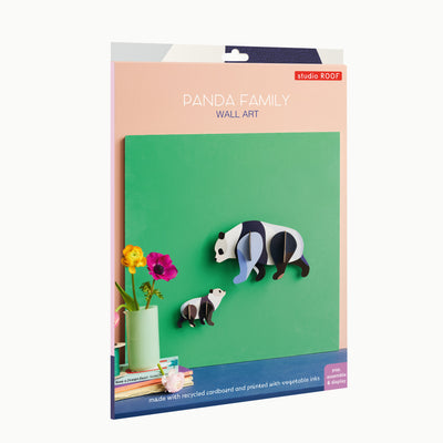 Panda Family Wall Art
