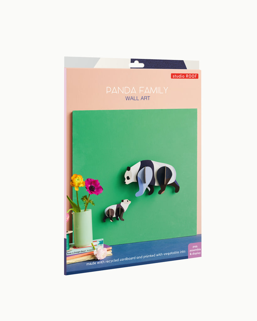 Panda Family Wall Art