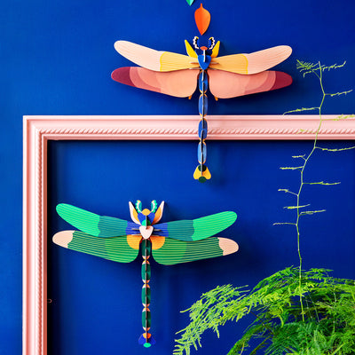 Pink Dragonfly Wall Art