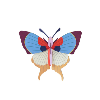 Plum Fringe Butterfly Wall Art
