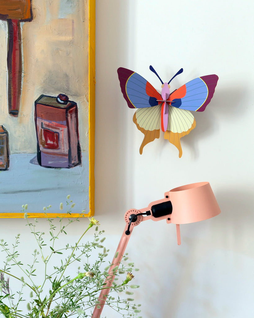 Plum Fringe Butterfly Wall Art