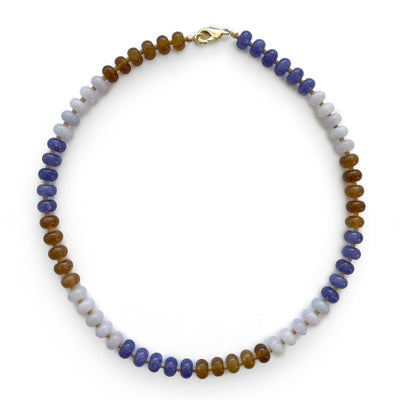 Blue Jeans Gemstone Necklace