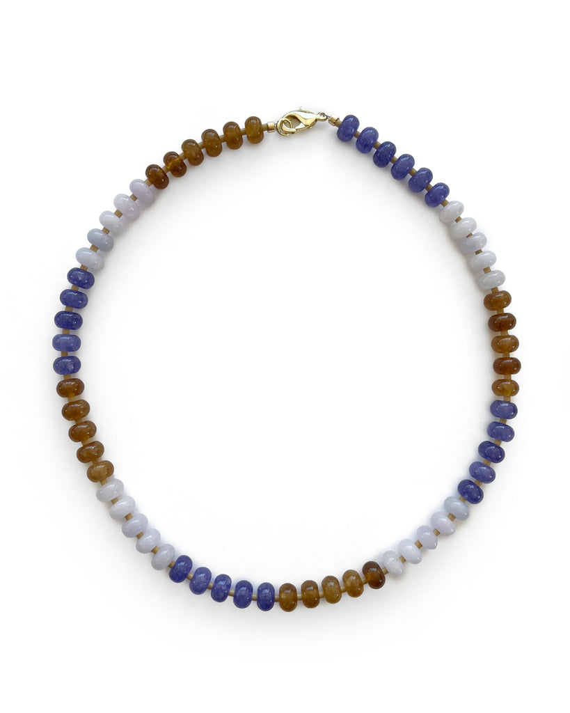 Blue Jeans Gemstone Necklace