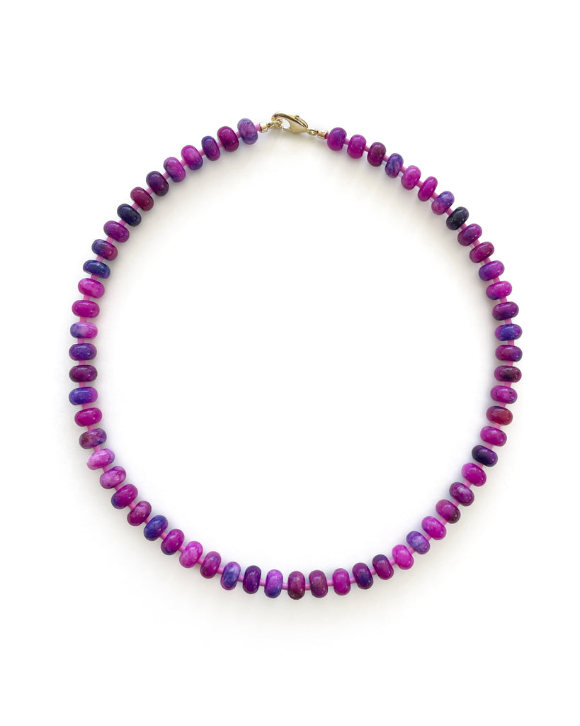 Boysenberry Gemstone Necklace