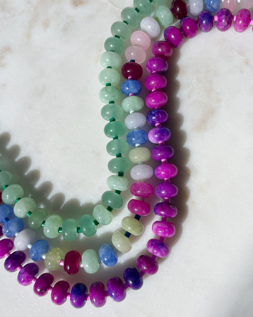 Boysenberry Gemstone Necklace