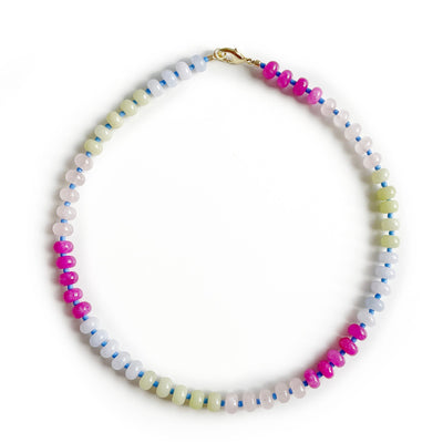 Bubble Gemstone Necklace