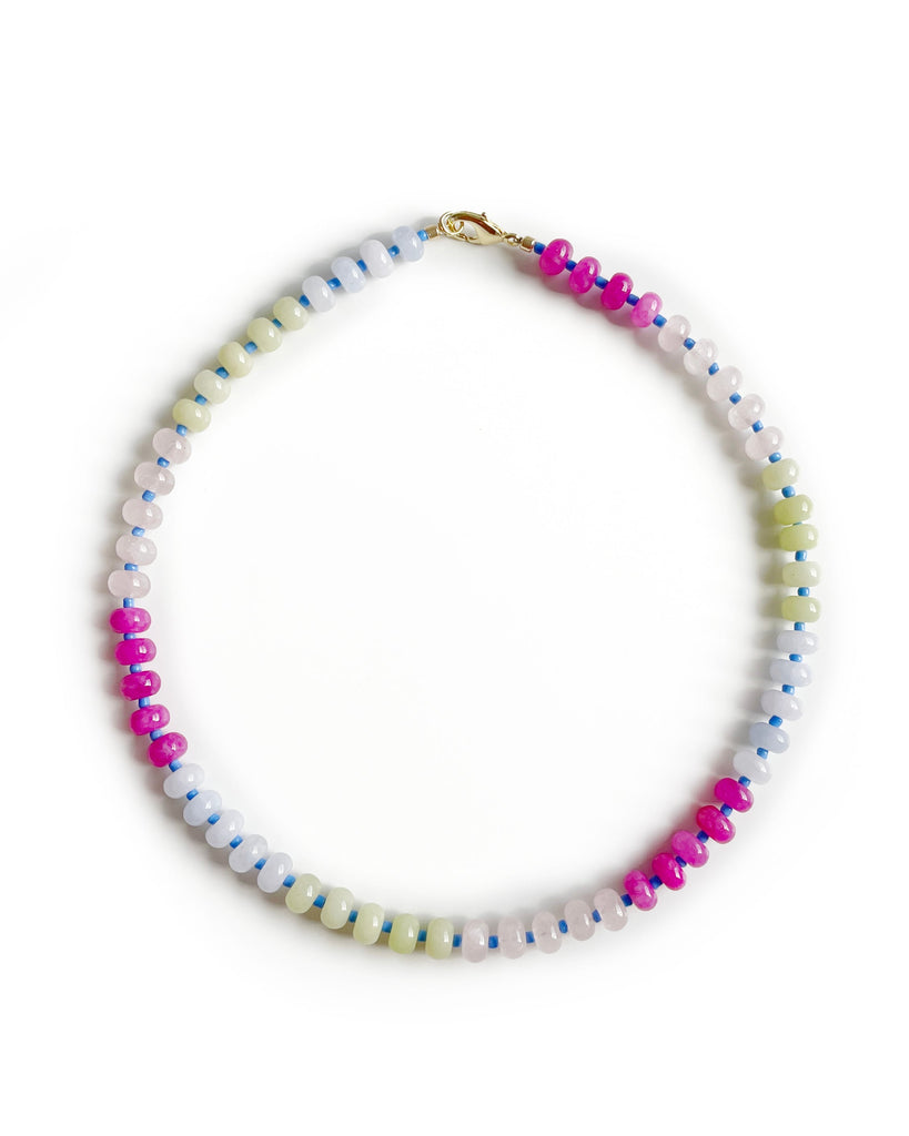 Bubble Gemstone Necklace