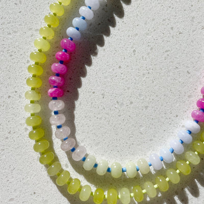 Bubble Gemstone Necklace