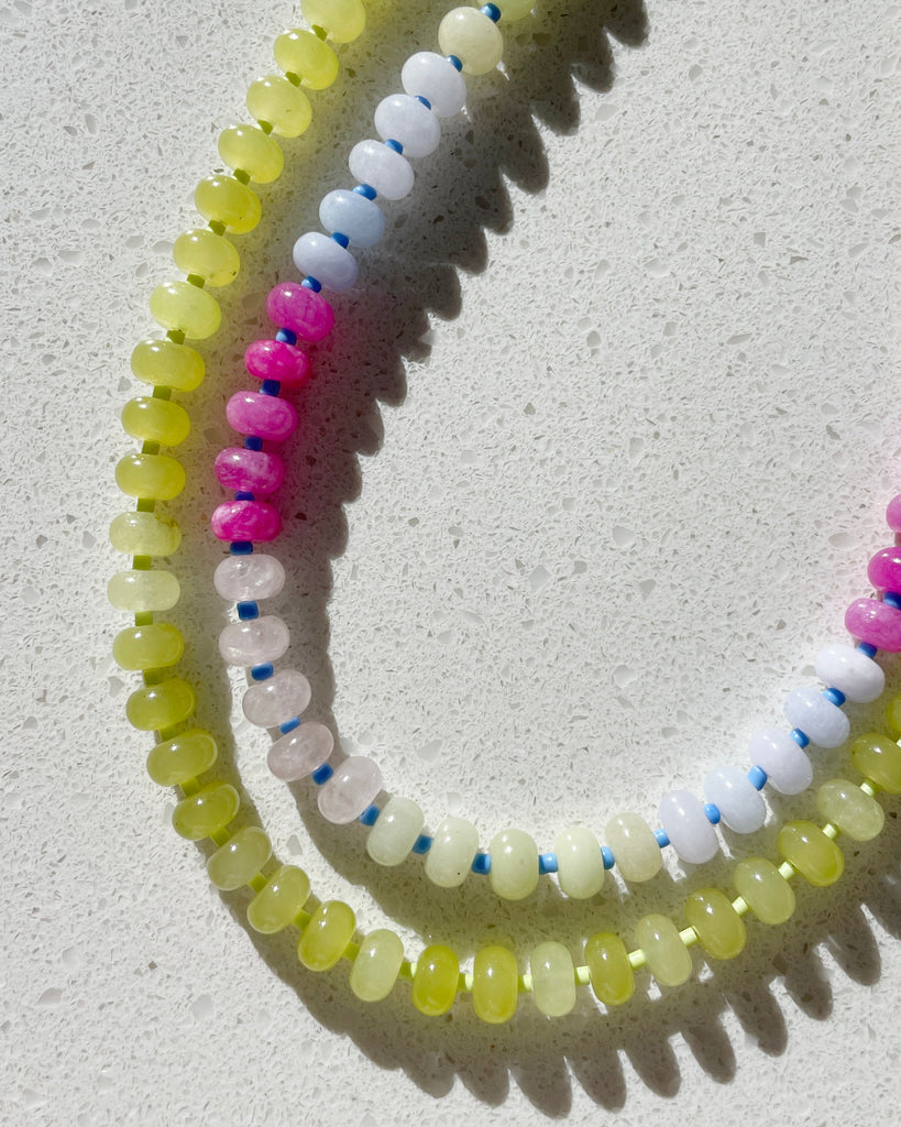 Bubble Gemstone Necklace