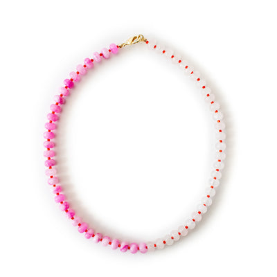 Bubblegum Gemstone Necklace