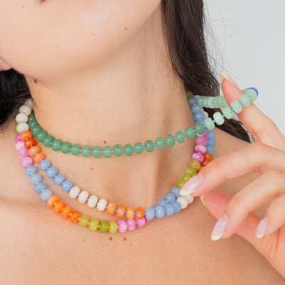 Clubhouse Gemstone Necklace