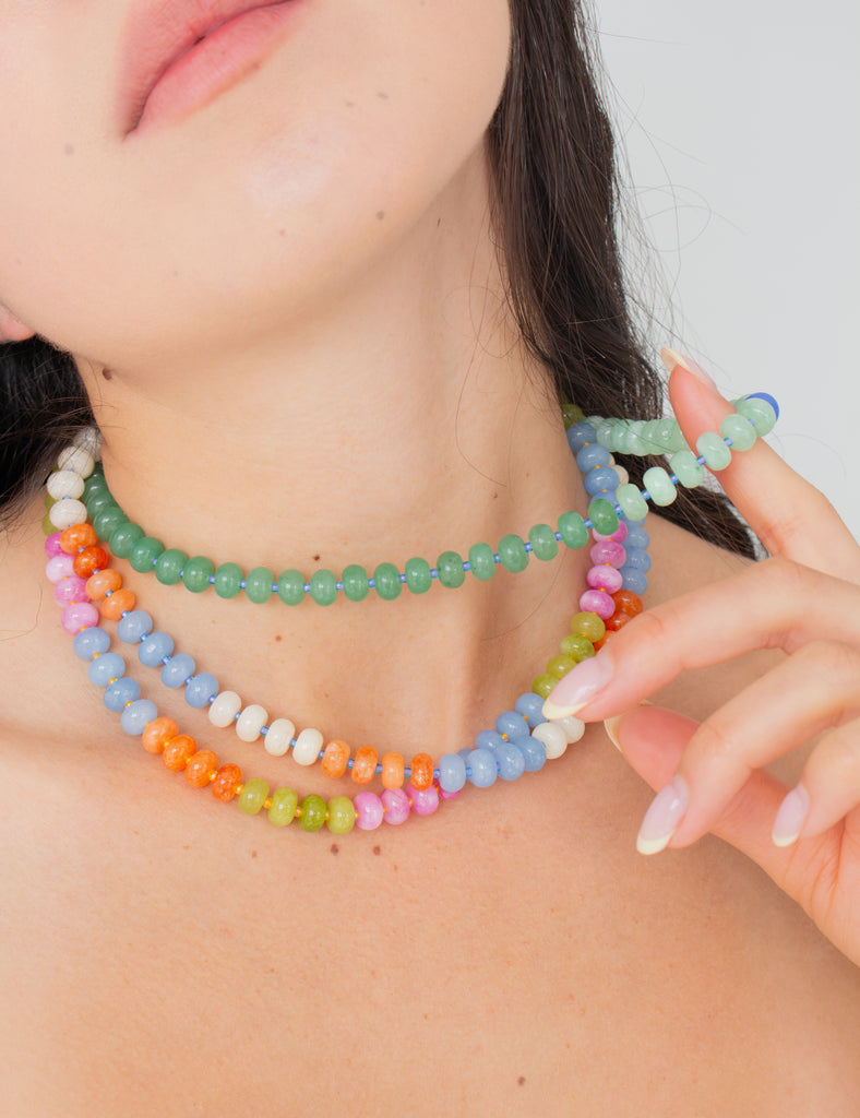 Clubhouse Gemstone Necklace