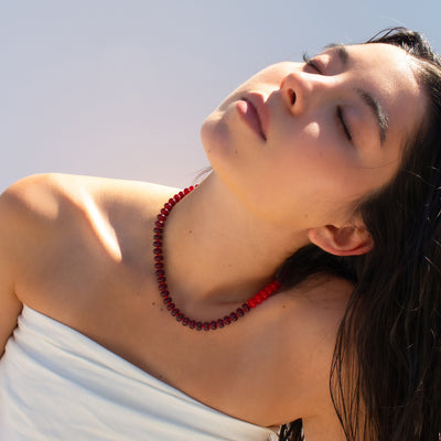 Cola Gemstone Necklace