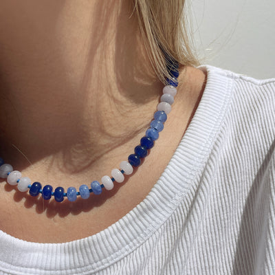 Cold Plunge Gemstone Necklace