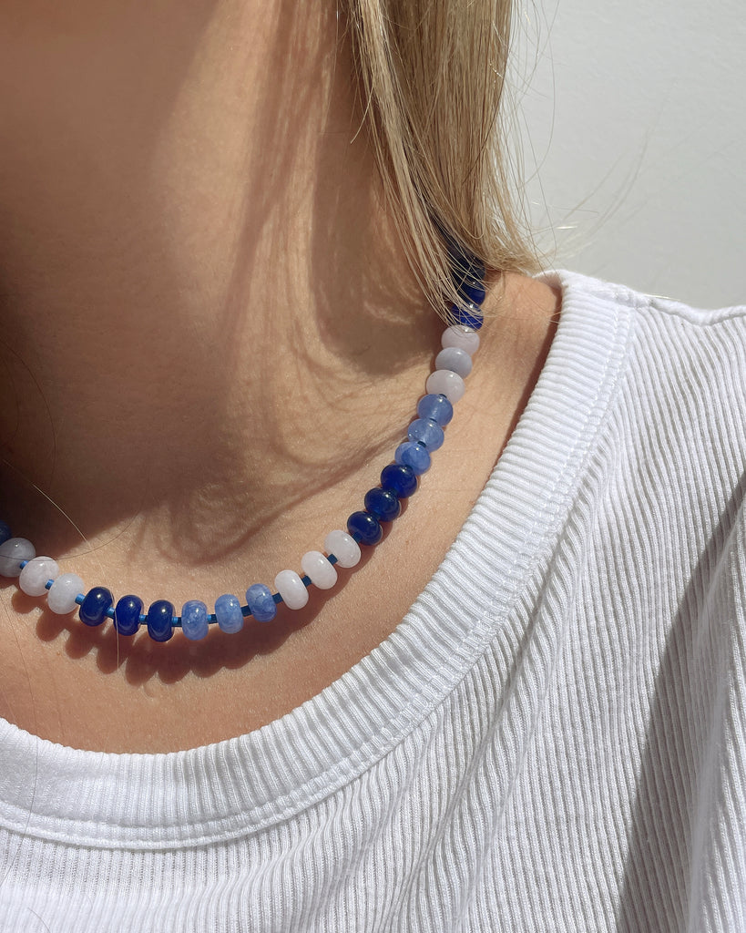 Cold Plunge Gemstone Necklace