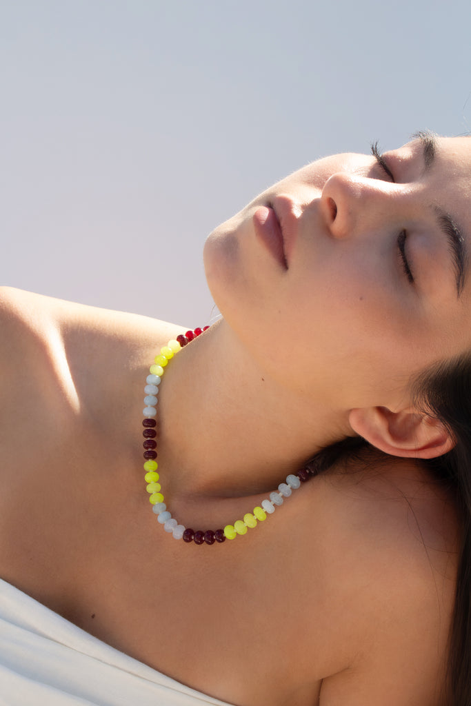 Court Side Gemstone Necklace