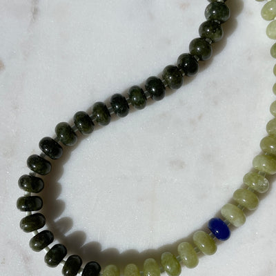 Dirty Martini Gemstone Necklace