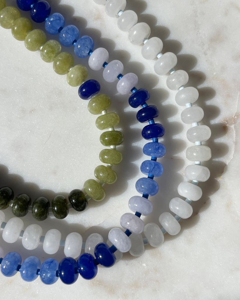 Dirty Martini Gemstone Necklace