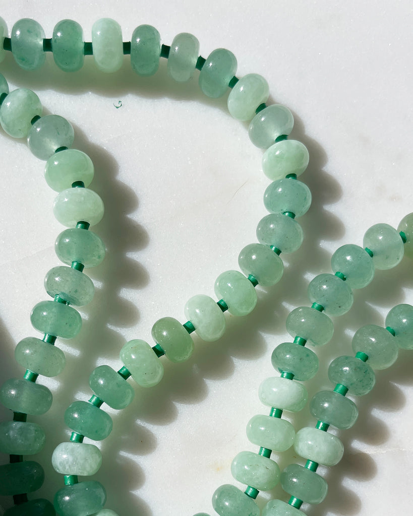 Granny Smith Gemstone Necklace