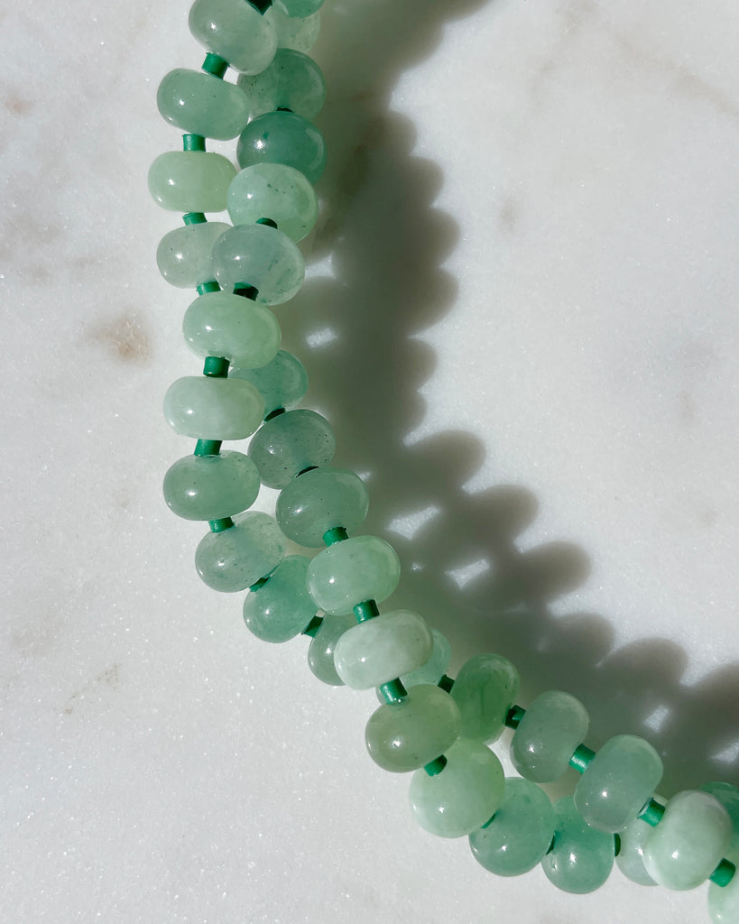 Granny Smith Gemstone Necklace