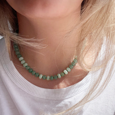 Granny Smith Gemstone Necklace