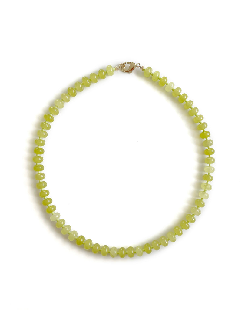 Green Light Gemstone Necklace