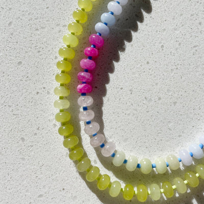 Green Light Gemstone Necklace