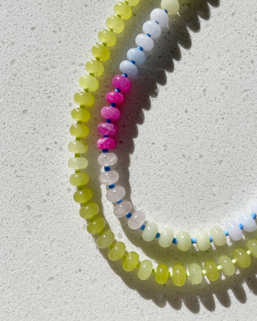 Green Light Gemstone Necklace