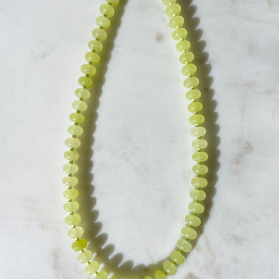 Green Light Gemstone Necklace