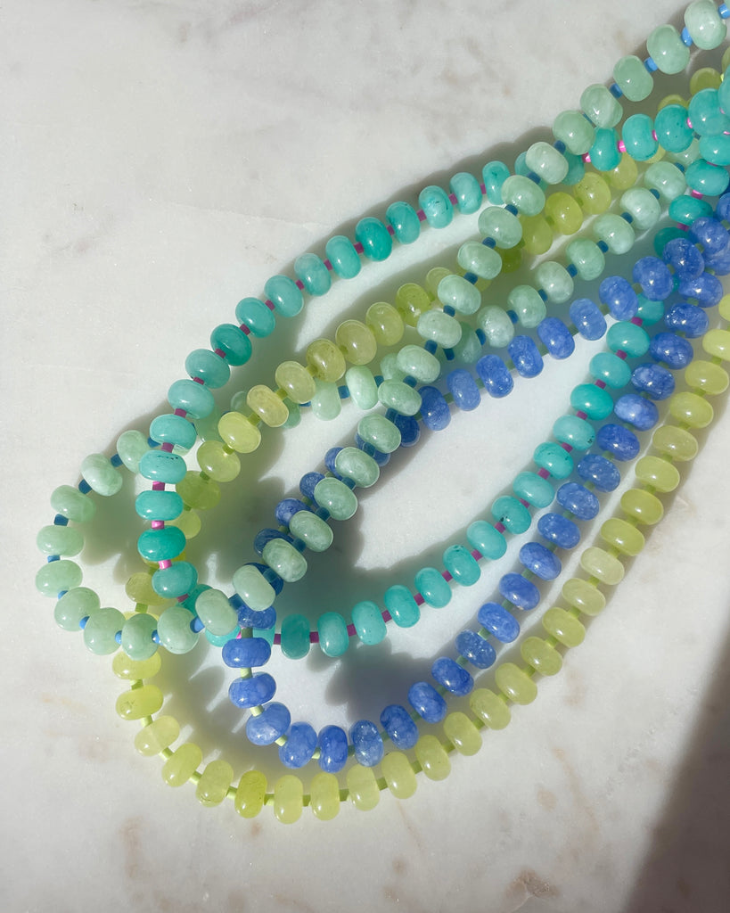 Green Light Gemstone Necklace