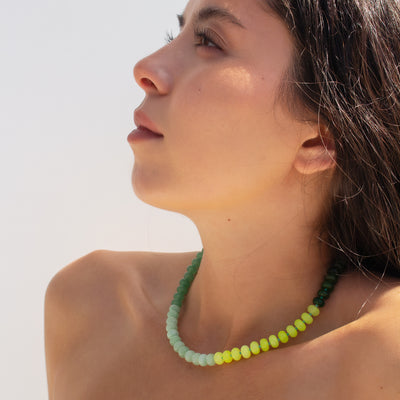 Match Point Gemstone Necklace