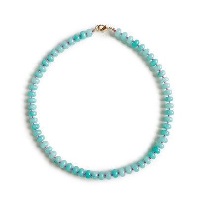 Peppermint Gemstone Necklace