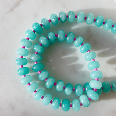 Peppermint Gemstone Necklace