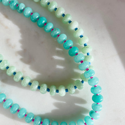 Peppermint Gemstone Necklace