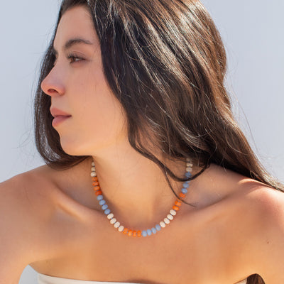 Poolside Gemstone Necklace