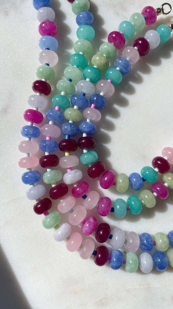 Skittles Gemstone Necklace