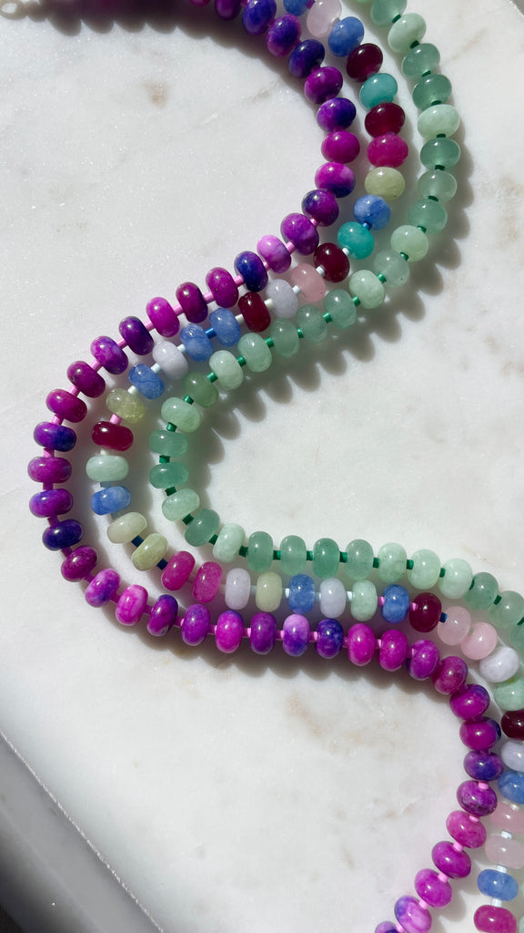 Skittles Gemstone Necklace