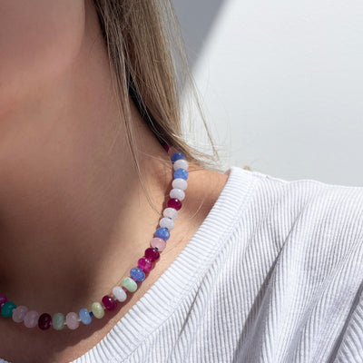 Skittles Gemstone Necklace