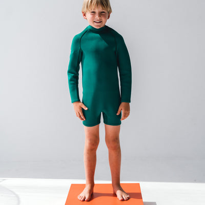 Kids' Wetsuit - Forest Green