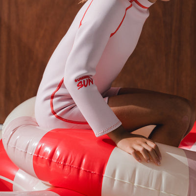 Kids' Wetsuit - Powder Pink & Tomato