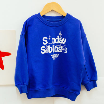 Paper Plane - Sunday Siblings - Doc Sweater - Electric Blue