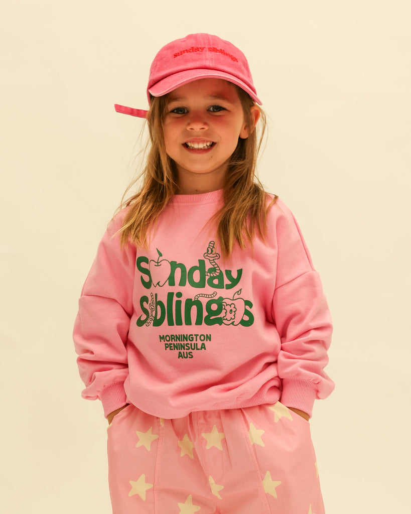 Doc Sweater - Pink & Green