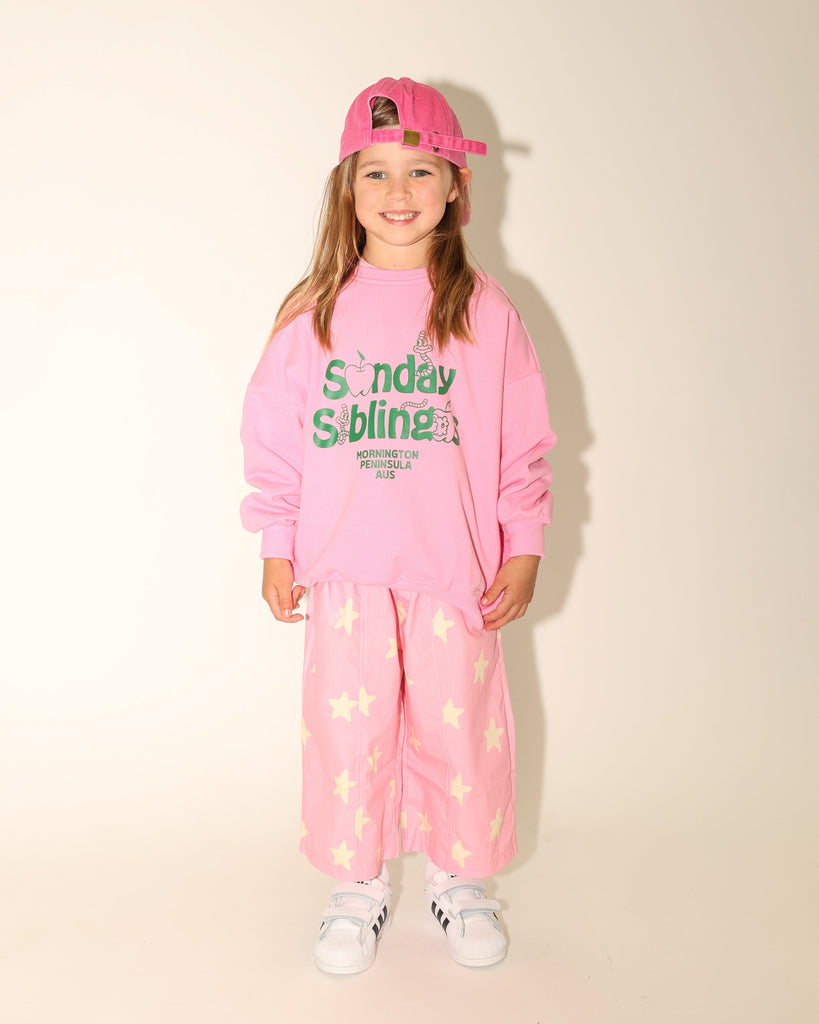 Doc Sweater - Pink & Green