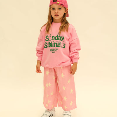 Doc Sweater - Pink & Green