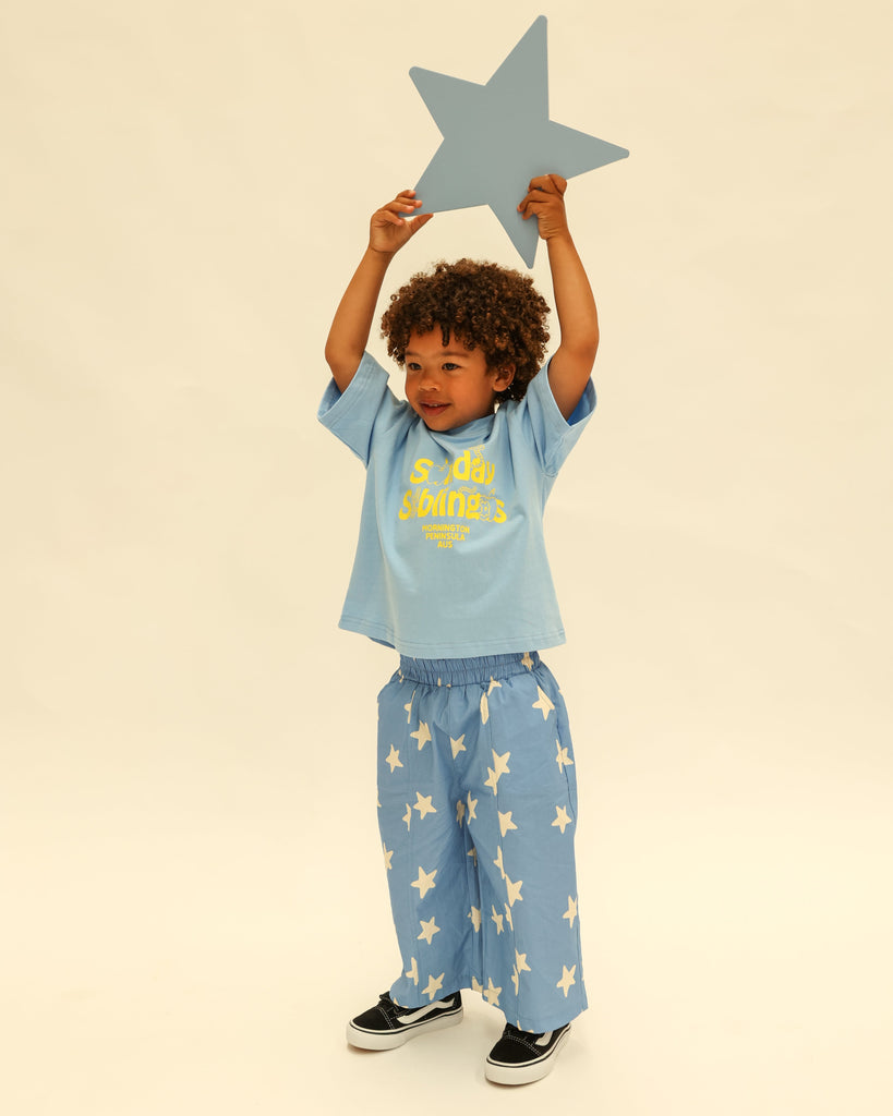 Dusty Star Pants - Blue