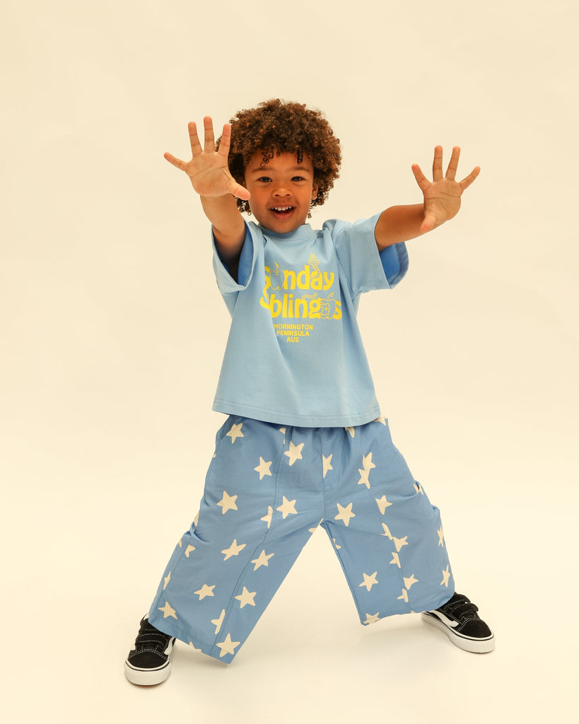Dusty Star Pants - Blue