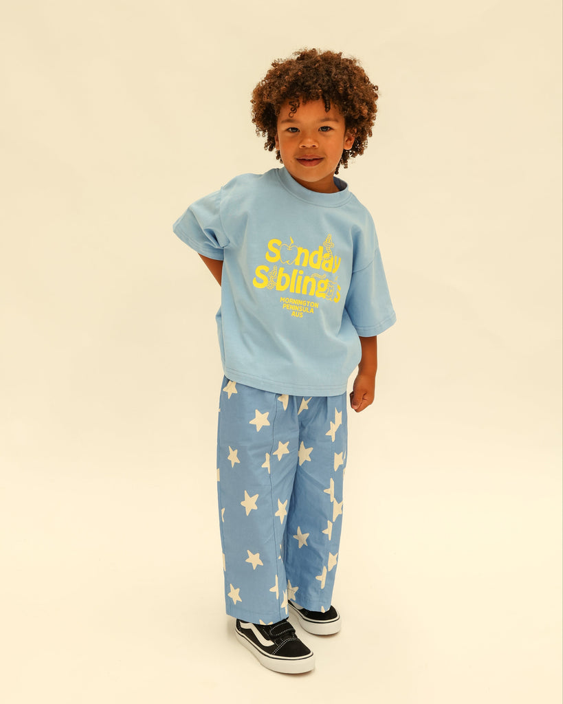 Dusty Star Pants - Blue