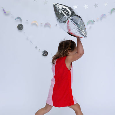 Lunar Dress - Red & Pink