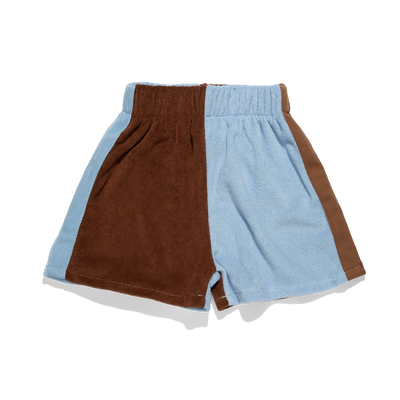 Lunar Shorts - Blue & Chocolate